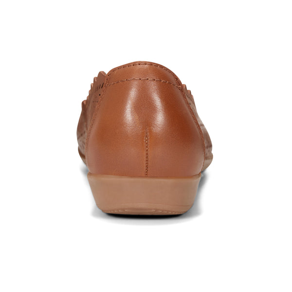 Earth Shoes Bria Round Toe Casual Slip-on Ballet Flats Medium Brown