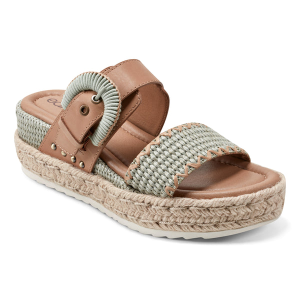 Earth Shoes Colla Platform Wedge Slip-On Sandals