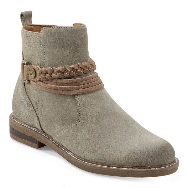 Earth Shoes Jeno Round Toe Casual Booties Taupe