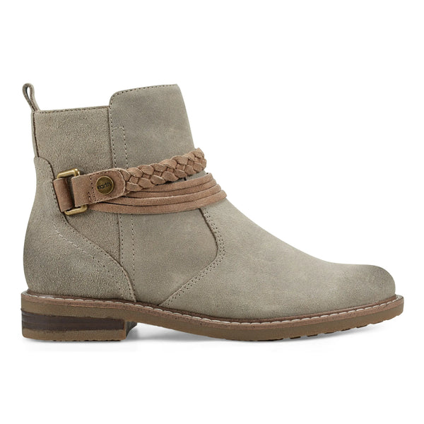 earth shoes Jeno Round Toe Casual Booties Taupe
