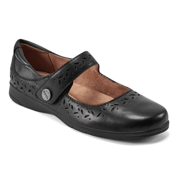 Earth Shoes Kinsey Mary Jane Casual Flats Black