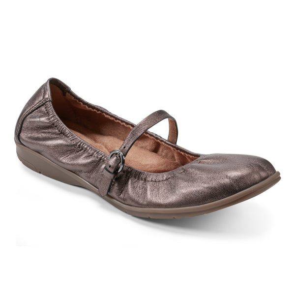 Earth Shoes Korvino Mary Jane Casual Flats Bronze