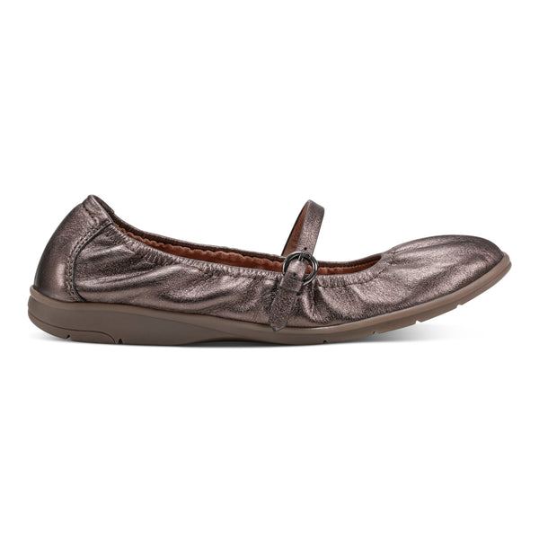 earth shoes Korvino Mary Jane Casual Flats Bronze