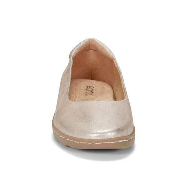 Earth Shoes Landen Round Toe Casual Flats Gold