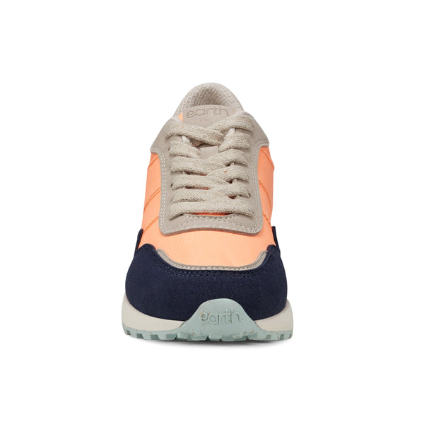 Earth Shoes Maren Casual Lace-Up Sneakers Orange