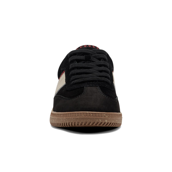 Earth Shoes Penny Lace-Up Sneakers Black Suede