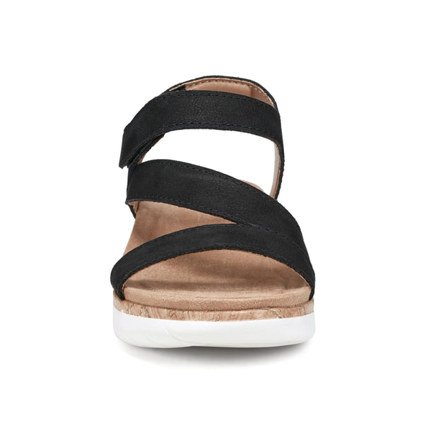 Earth Shoes Roni Casual Strappy Flat Sandals Black