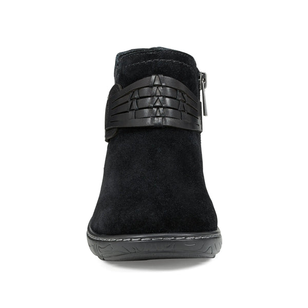 Earth Shoes Synal Flat Casual Booties Black