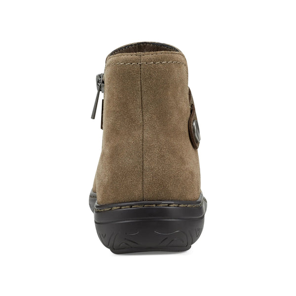 Earth Shoes Synal Flat Casual Booties Dark Green