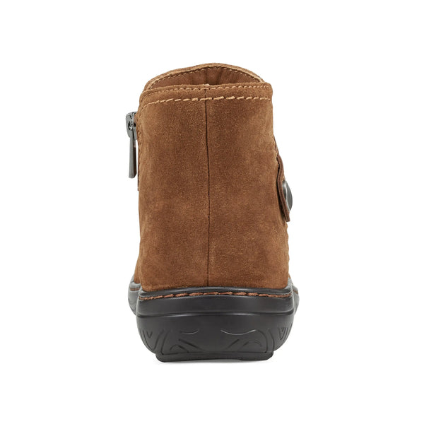 Earth Shoes Synal Flat Casual Booties Medium Brown