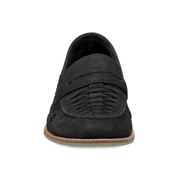Earth Shoes Ella Round Toe Slip-on Casual Flat Loafers Black