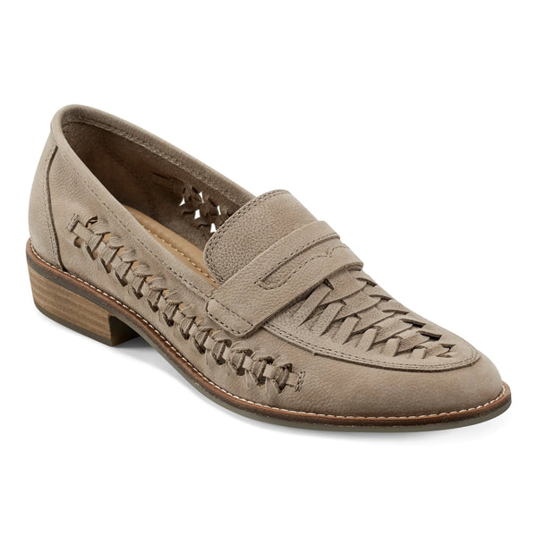Earth Shoes Ella Round Toe Slip-on Casual Flat Loafers Taupe