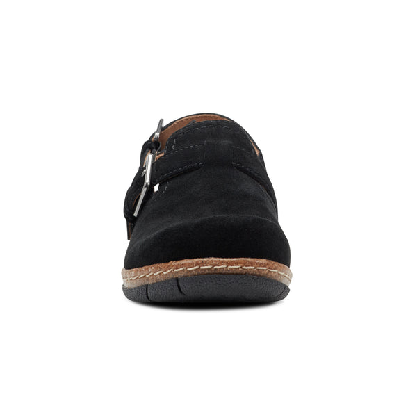 Earth Shoes Elmonte Round Toe Slingback Clogs Black