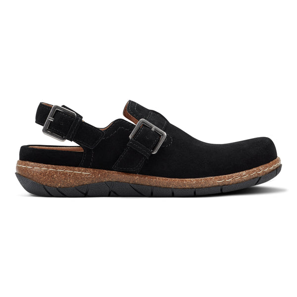 earth shoes Elmonte Round Toe Slingback Clogs Black