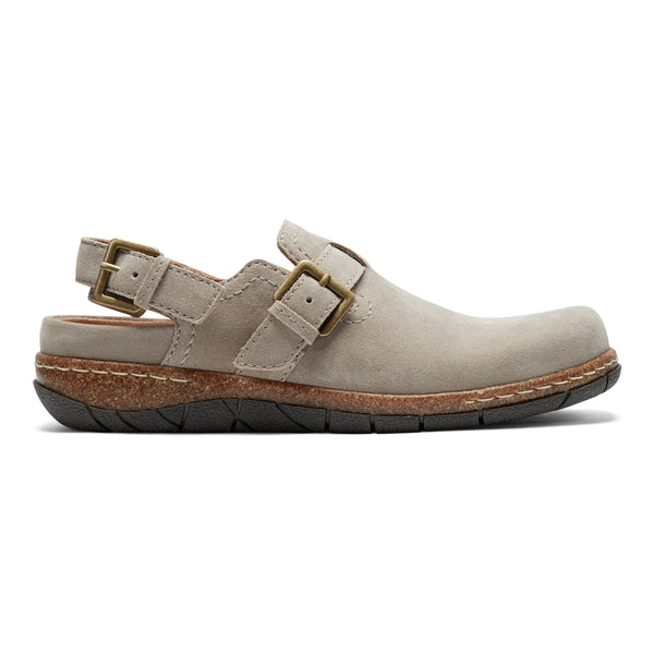 earth shoes Elmonte Round Toe Slingback Clogs Taupe