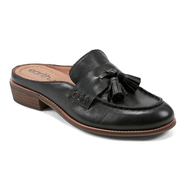 Earth Shoes Everett Casual Slip-on Round Toe Loafers Black