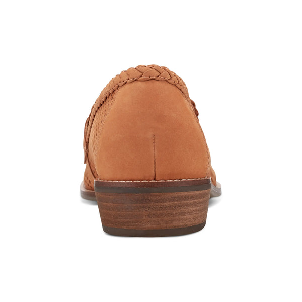 Earth Shoes Evvie Casual Slip-On Perforated Loafers Medium Natural