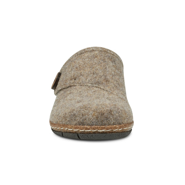 Earth Shoes Ezra Round Toe Casual Slip-on Flat Clogs Brown