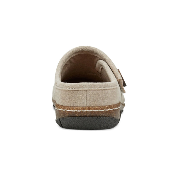 Earth Shoes Ezra Round Toe Casual Slip-on Flat Clogs Taupe