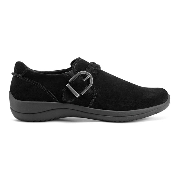 earth shoes Farage Round Toe Casual Slip-on Flats Black