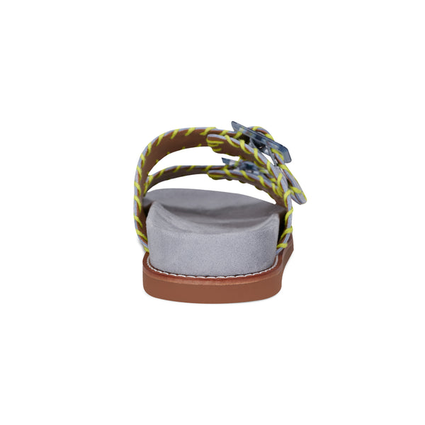 Earth Shoes Fausto Round Toe Casual Flat Strappy Sandals Light Blue