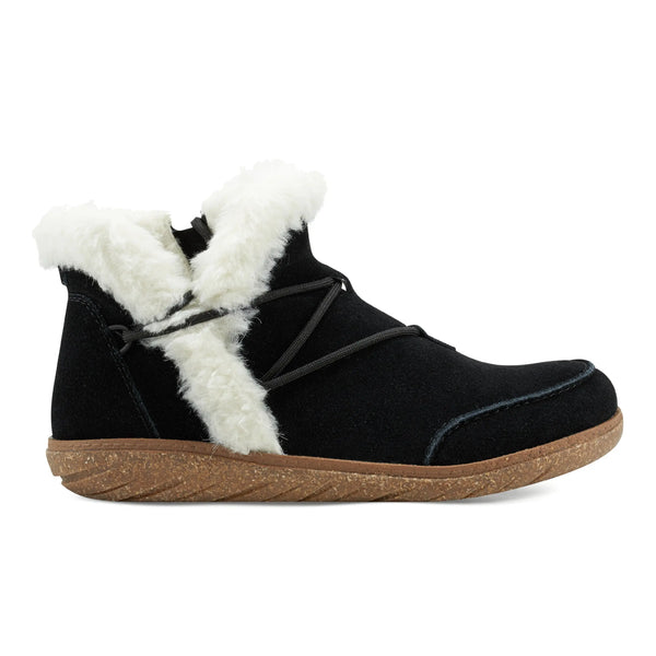 earth shoes Fleet Cold Weather Lace-up Casual Booties Black