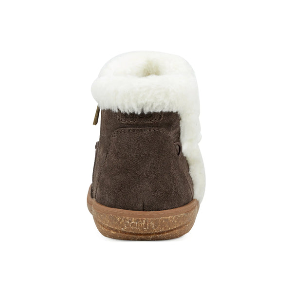 Earth Shoes Fleet Cold Weather Lace-up Casual Booties Dark Brown