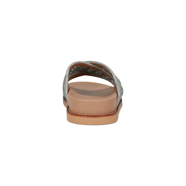 Earth Shoes Flurry Round Toe Slip-on Flat Casual Sandals Medium Blue