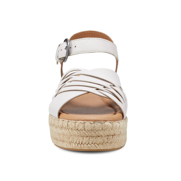Earth Shoes Hilda Open-toe Casual Platform Espadrilles Light Natural