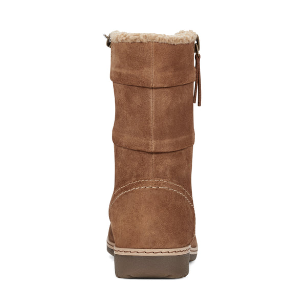 Earth Shoes Hyland Water Repellent Round Toe Flat Casual Booties Medium Natural