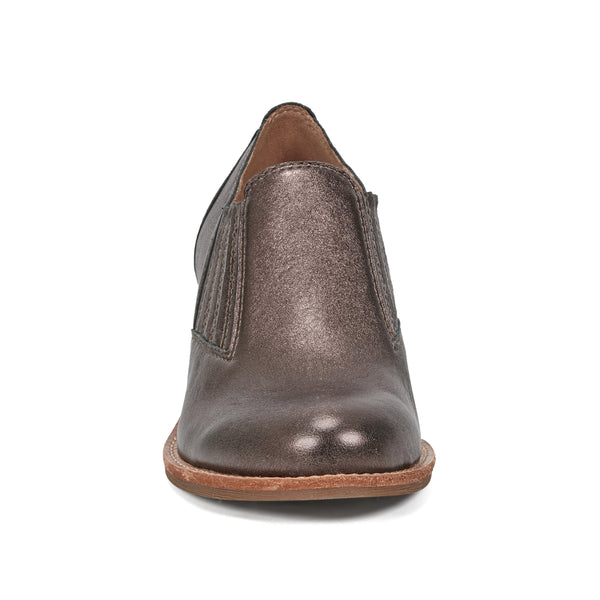 Earth Shoes Jalin Block Heel Slip-on Casual Booties Bronze