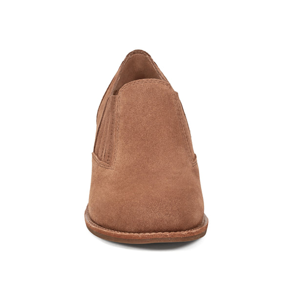 Earth Shoes Jalin Block Heel Slip-on Casual Booties Medium Brown