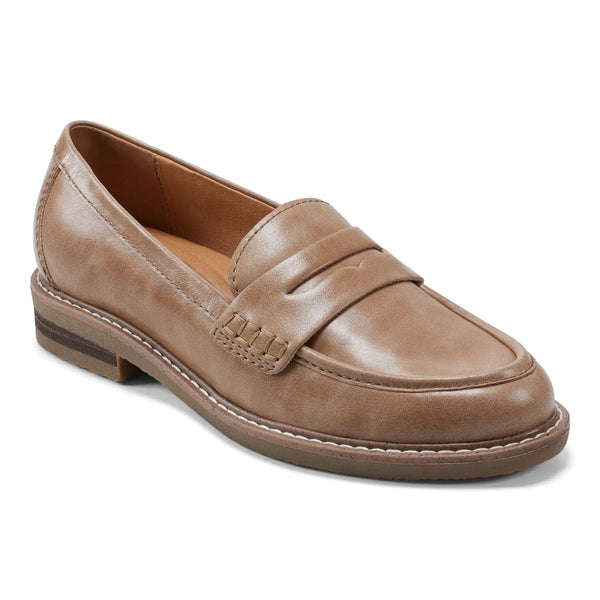 Earth Shoes Javas Round Toe Casual Slip-on Loafers Alpaca Brown