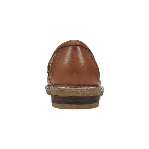 Earth Shoes Javas Round Toe Casual Slip-on Loafers Medium Brown