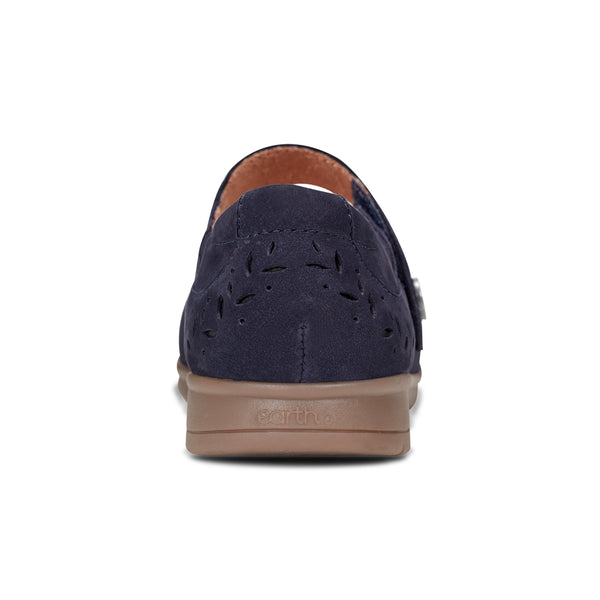 Earth Shoes Kinsey Mary Jane Casual Flats Dark Blue