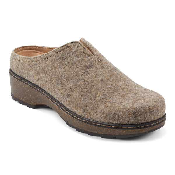 Earth Shoes Kolia Round Toe Slip-on Casual Clogs Brown