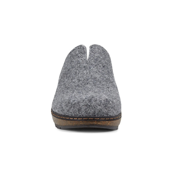 Earth Shoes Kolia Round Toe Slip-on Casual Clogs Light Gray