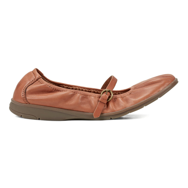 earth shoes Korvino Mary Jane Casual Flats Medium Brown