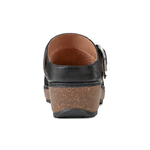 Earth Shoes Kulla Slip-on Round Toe Casual Clogs Black