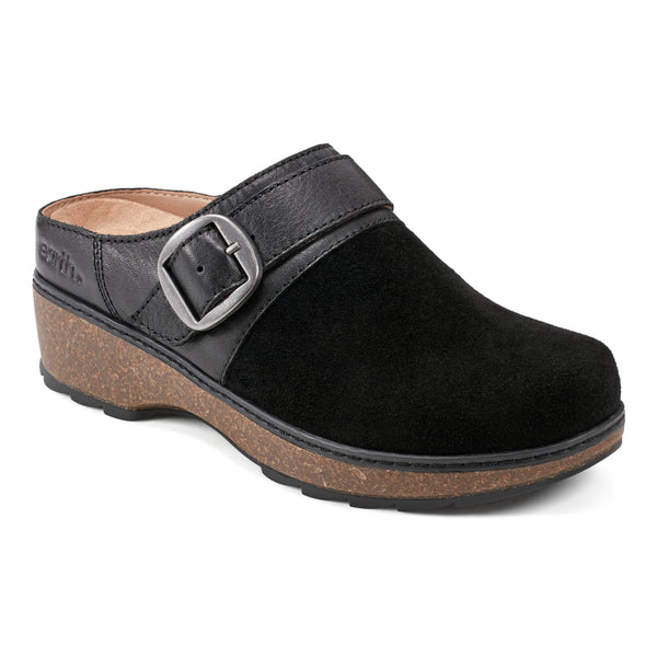 Earth Shoes Kulla Slip-on Round Toe Casual Clogs Black