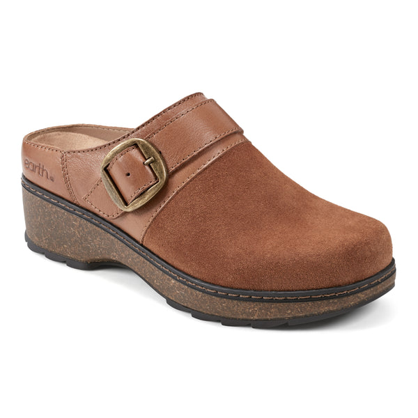 Earth Shoes Kulla Slip-on Round Toe Casual Clogs Medium Natural