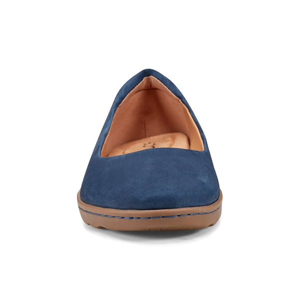 Earth Shoes Landen Round Toe Casual Flats Dark Blue