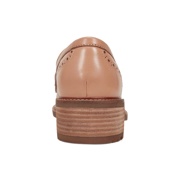 Earth Shoes Lindy Almond Toe Casual Slip-on Penny Loafers Light Natural