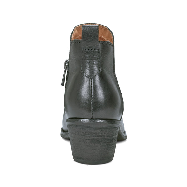 Earth Shoes Marisole Block Heel Slip-on Casual Booties Black