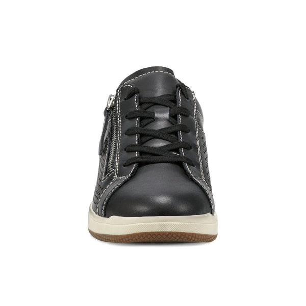 Earth Shoes Netta Round Toe Casual Lace-up Sneakers Black