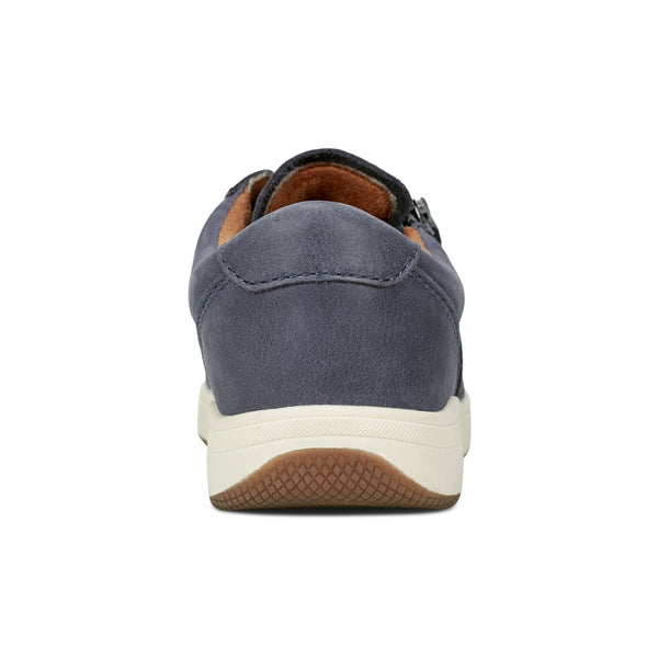 Earth Shoes Netta Round Toe Casual Lace-up Sneakers Dark Blue