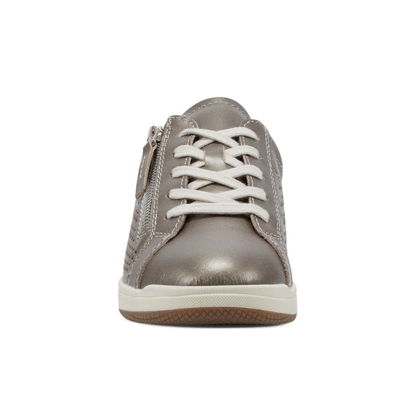 Earth Shoes Netta Round Toe Casual Lace-up Sneakers Gold