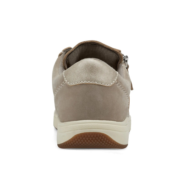 Earth Shoes Netta Round Toe Casual Lace-up Sneakers Silver