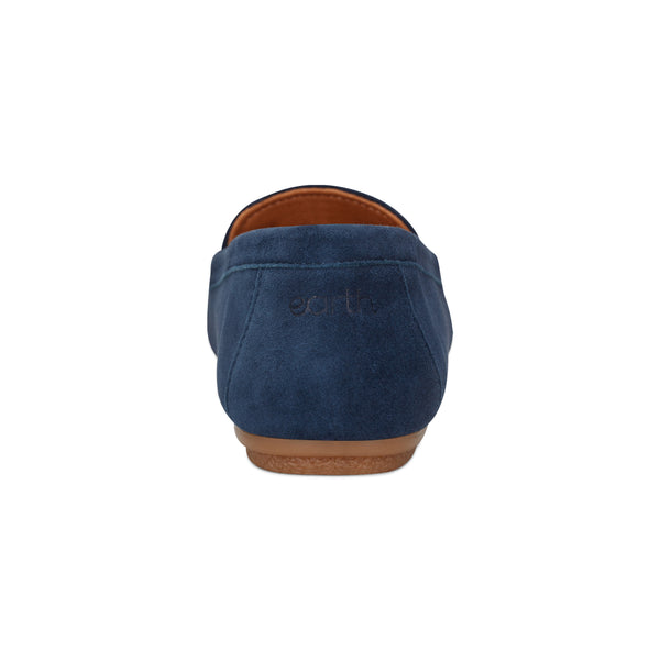 Earth Shoes Raquel Slip-on Casual Flat Tassel Loafers Dark Blue