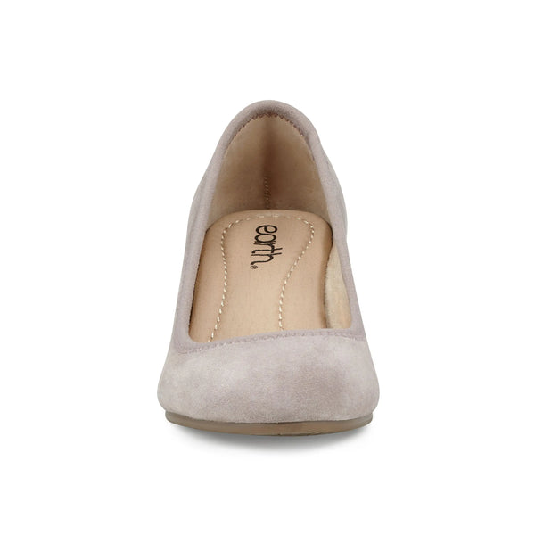 Earth Shoes Rellia Slip-on Almond Toe Dress Ballet Pumps Light Pink